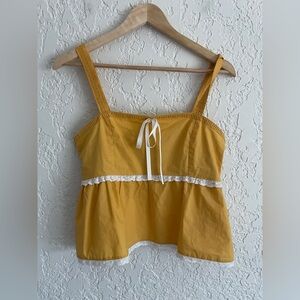 RARE Vintage Y2K Forever 21 Fairy Lace Trim Babydoll Top